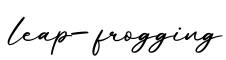 单词leap-frogging书写
