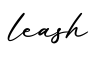 单词leash书写