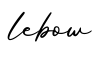 单词lebow书写