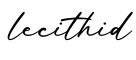 单词lecithid书写