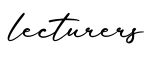 单词lecturers书写