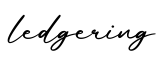 单词ledgering书写