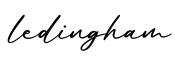 单词ledingham书写