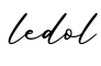 单词ledol书写