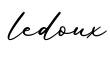单词ledoux书写