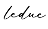 单词leduc书写
