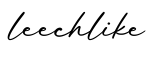 单词leechlike书写