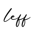 单词leff书写