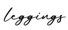 单词leggings书写