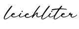 单词leichliter书写