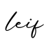 单词leif书写