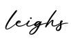 单词leighs书写