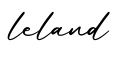 单词leland书写