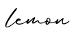 单词lemon书写