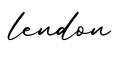 单词lendon书写