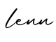 单词lenn书写