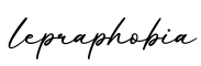 单词lepraphobia书写