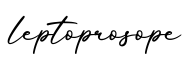 单词leptoprosope书写