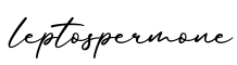 单词leptospermone书写
