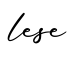 单词lese书写