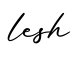 单词lesh书写