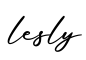 单词lesly书写