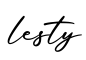 单词lesty书写