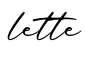 单词lette书写