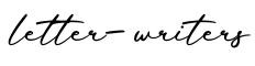 单词letter-writers书写