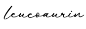 单词leucoaurin书写