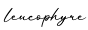 单词leucophyre书写