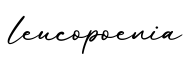 单词leucopoenia书写