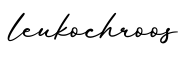 单词leukochroos书写