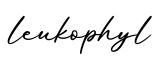 单词leukophyl书写