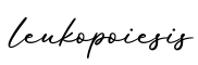 单词leukopoiesis书写