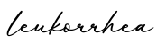 单词leukorrhea书写