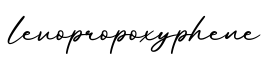 单词levopropoxyphene书写