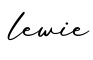 单词lewie书写