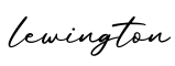单词lewington书写