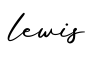 单词lewis书写