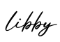 单词libby书写