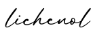 单词lichenol书写