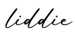 单词liddie书写