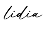 单词lidia书写