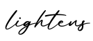 单词lightens书写