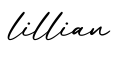 单词lillian书写