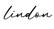 单词lindon书写