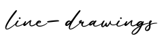 单词line-drawings书写