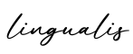 单词lingualis书写