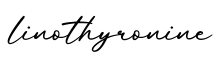 单词linothyronine书写